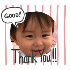 [LINEスタンプ] よく使う挨拶を赤ちゃんの写真で