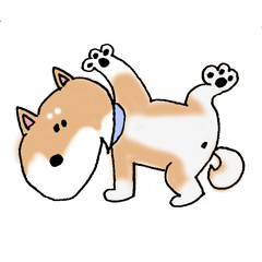 [LINEスタンプ] ゆるゆるな日本犬たち