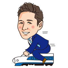 [LINEスタンプ] 似顔絵スタンプ09_増田様