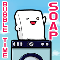 [LINEスタンプ] ソープ君 (英語)