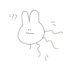 [LINEスタンプ] うさぎんちゃくです 2