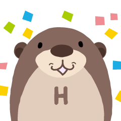 [LINEスタンプ] コツメカワウソのゆんきちくん