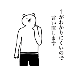 [LINEスタンプ] トークのトラブル解決！白熊さん