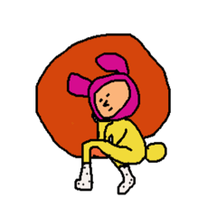 [LINEスタンプ] うさぎ人間の日課
