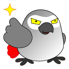 [LINEスタンプ] ヨウムさんスタンプ