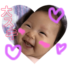 [LINEスタンプ] あかりちゃんの毎日の表情