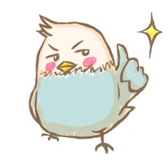 [LINEスタンプ] インコのぴぴ