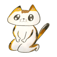 [LINEスタンプ] 普段使いスタンプ(みけねこ)
