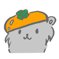 [LINEスタンプ] グレーのハムスタースタンプ