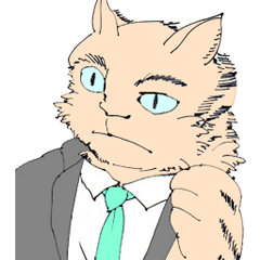 [LINEスタンプ] スーツ戯画