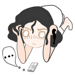 [LINEスタンプ] 失恋のミミ0