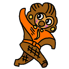 [LINEスタンプ] 縄文の土偶たち