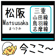 [LINEスタンプ] 私鉄山田線 鳥羽線 志摩線 気軽に今この駅