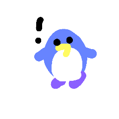 [LINEスタンプ] てがきペンギン