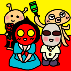 [LINEスタンプ] 平森さんと灰井くん