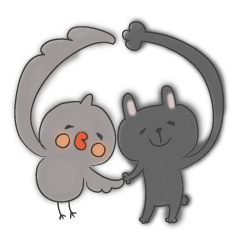 [LINEスタンプ] まるちゃんとぷいちゃん