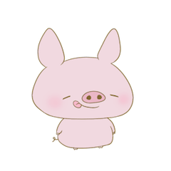 [LINEスタンプ] みー豚スタンプ