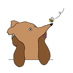 [LINEスタンプ] ぺろぺろくまちゃん
