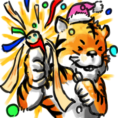 [LINEスタンプ] とらのタイガ君