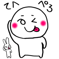 [LINEスタンプ] しらたま時々うさぎ2