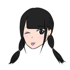 [LINEスタンプ] 有栖結衣ちゃん(オリジナルキャラクター)