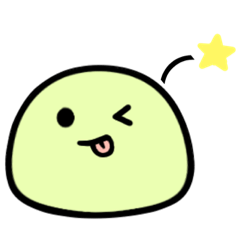[LINEスタンプ] 饅頭のような何か