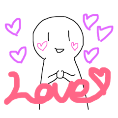 [LINEスタンプ] 落書き 人間