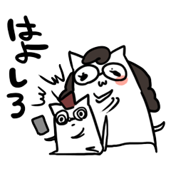 [LINEスタンプ] 先生とアシ