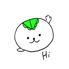 [LINEスタンプ] 桜餅と柏餅の仲良しコンビで基本の英語