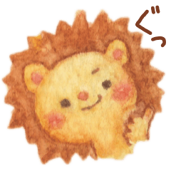 [LINEスタンプ] のほほん水彩あにまるず。