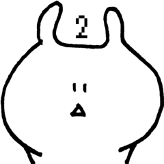 [LINEスタンプ] めろうさぎ2