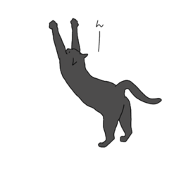 [LINEスタンプ] 素朴な日本のネコたち