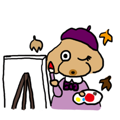 [LINEスタンプ] マクちゃん。秋やで。