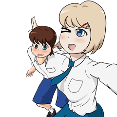 [LINEスタンプ] タイの学生の日