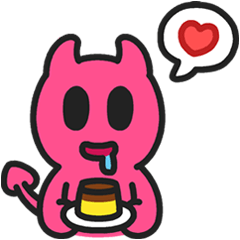[LINEスタンプ] 小さな悪魔、DIMO が誕生！