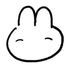 [LINEスタンプ] 日常の何気ないうさぎ1