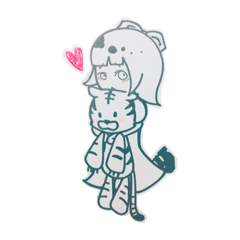 [LINEスタンプ] Tiger and me