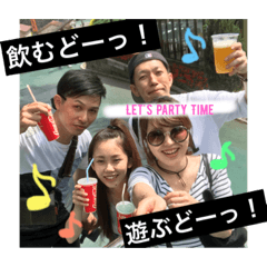 [LINEスタンプ] Team本田会