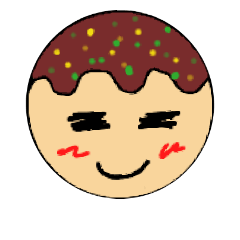 [LINEスタンプ] タコヤキクン