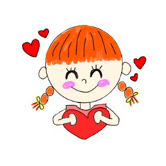 [LINEスタンプ] 可愛い可愛い女の子