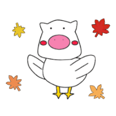 [LINEスタンプ] アヒブー 2 秋の陣