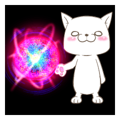 [LINEスタンプ] バイオレンスねこ（アクション）