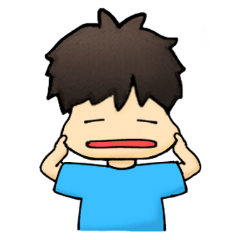 [LINEスタンプ] 少年B.B.の日常生活