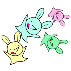[LINEスタンプ] ときときうさぎの日常会話