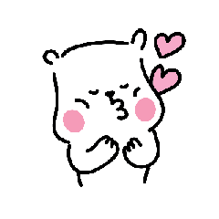 [LINEスタンプ] 餅熊(Mochi Bear)