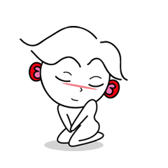 [LINEスタンプ] 耳赤いKuhn