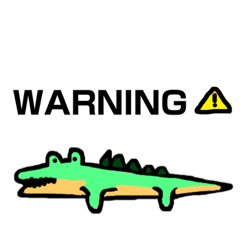 [LINEスタンプ] 低クオリティな動物たち