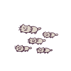 [LINEスタンプ] こつぶねこちゃん