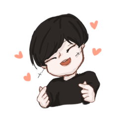 [LINEスタンプ] 男の子たち！(韓国語)