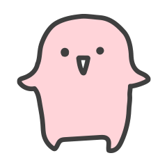 [LINEスタンプ] ピンクの人